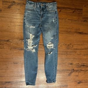American Eagle curvy high rise jeggings